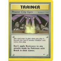 Pewter City Gym 115/132 1. Edition BESPIELT