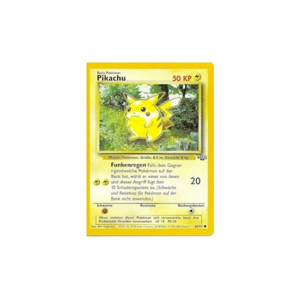 Pikachu 60/64 BESPIELT