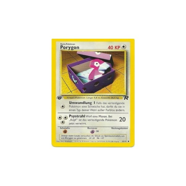 Porygon 48/82 BESPIELT