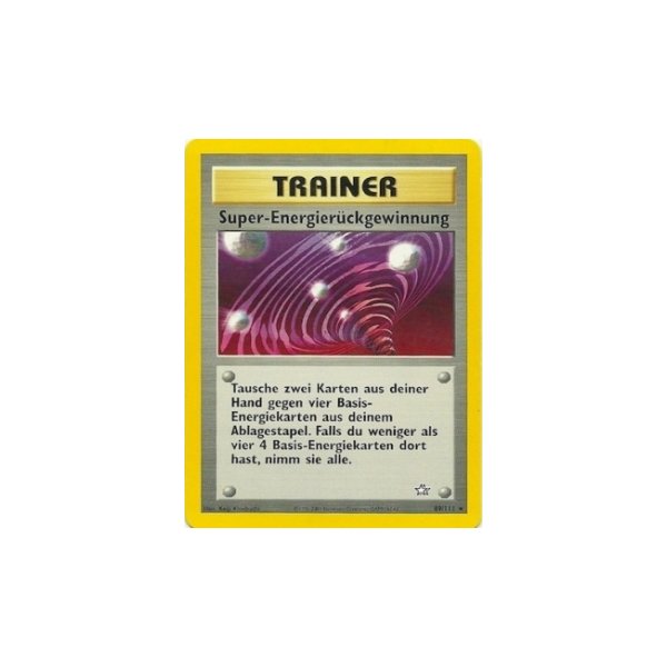 Super-Energier&uuml;ckgewinnung 89/111 BESPIELT