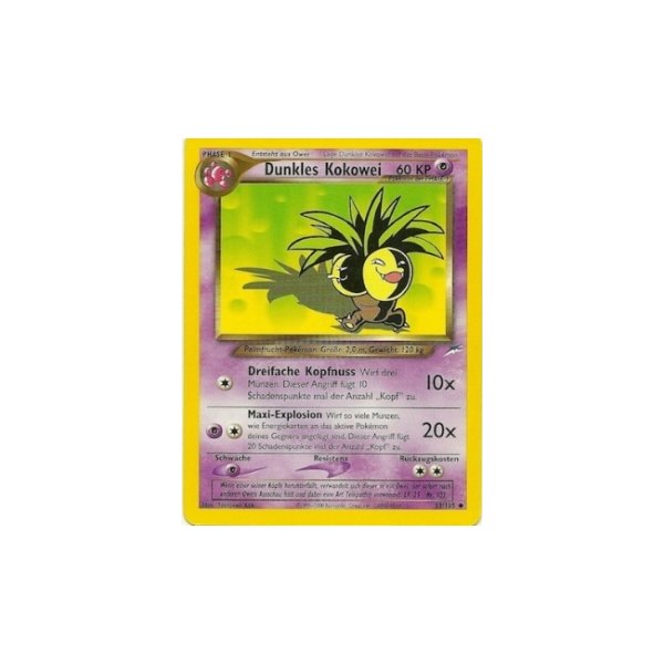 Dunkles Kokowei 33/105 BESPIELT