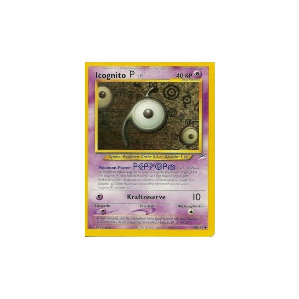 Icognito P 58/105 BESPIELT