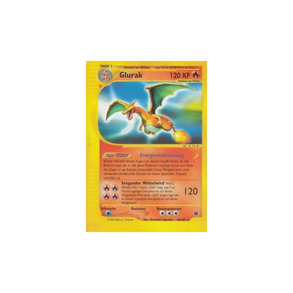 Glurak 40/165 BESPIELT