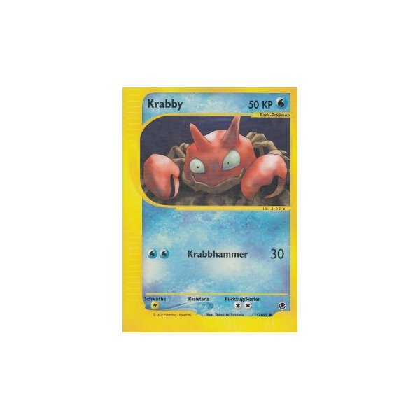 Krabby 115/165 BESPIELT
