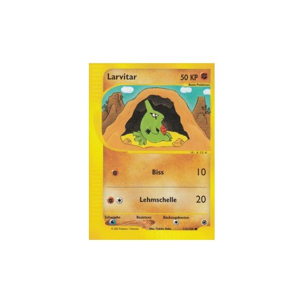 Larvitar 116/165 BESPIELT