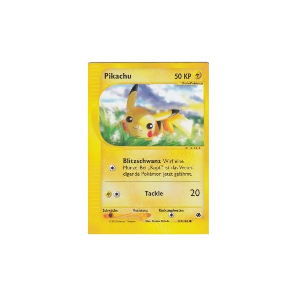 Pikachu 124/165 BESPIELT