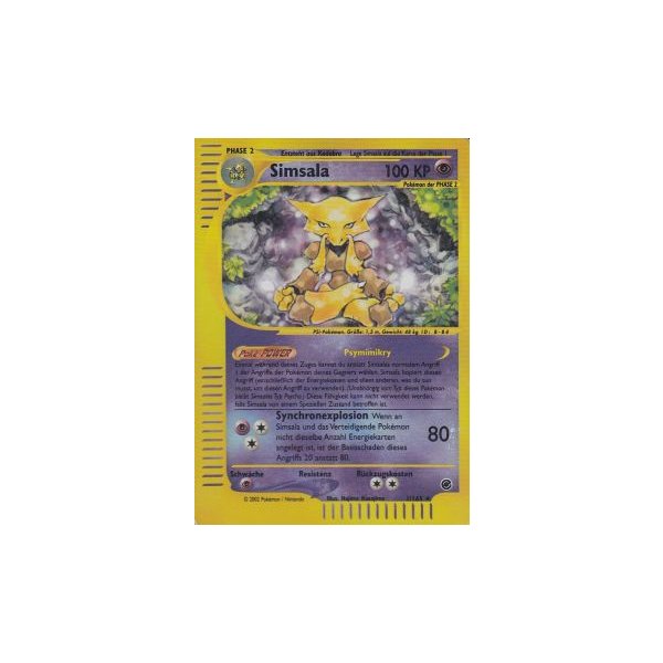 Simsala 1/165 REVERSE HOLO BESPIELT