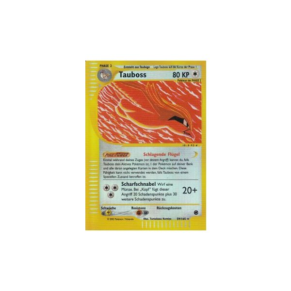 Tauboss 59/165 REVERSE HOLO BESPIELT