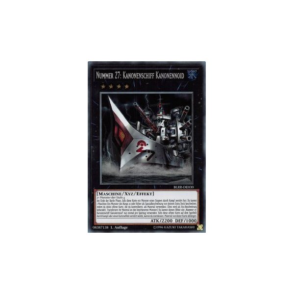 Nummer 27: Kanonenschiff Kanonennoid BLRR-DE030