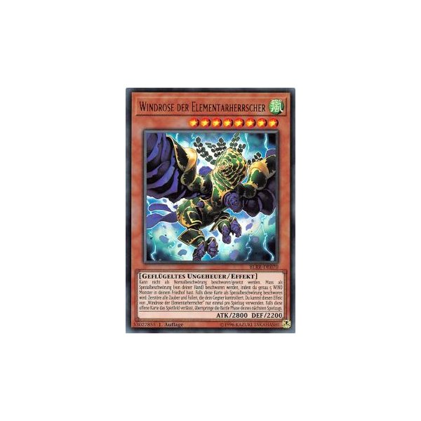 Windrose der Elementarherrscher BLRR-DE070