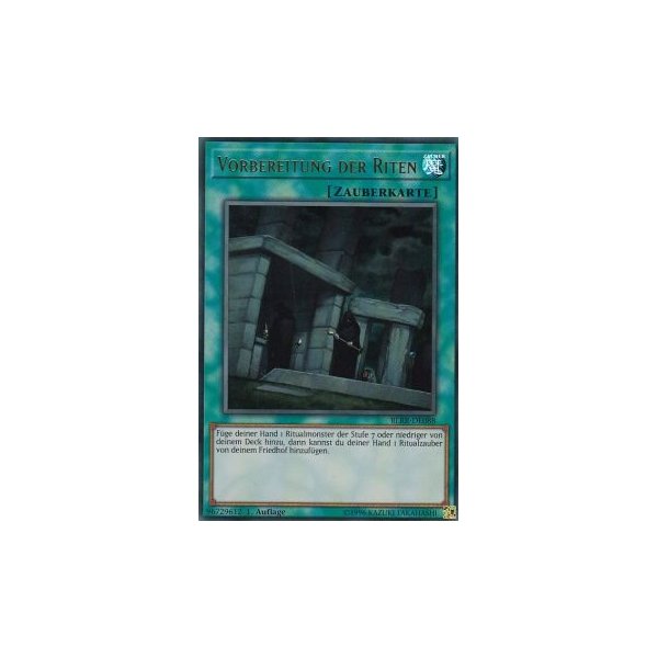 Vorbereitung der Riten BLRR-DE088