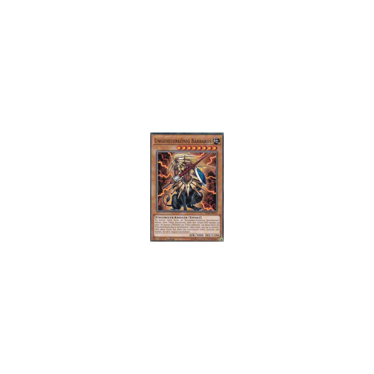 Ungeheuerknig Barbaros YS18-DE013 Yugioh Karte kaufen
