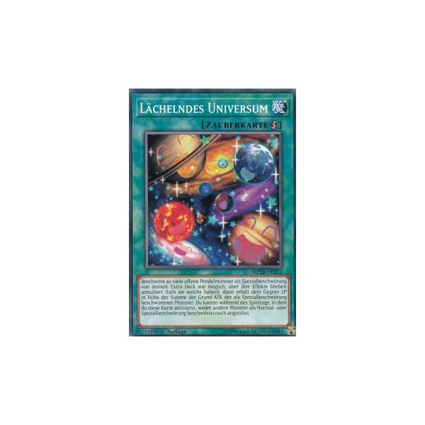 L&auml;chelndes Universum MP18-DE072
