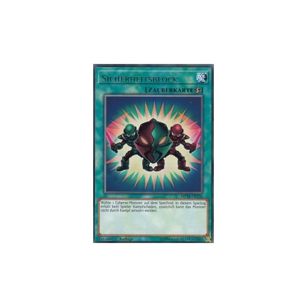 Sicherheitsblock MP18-DE136