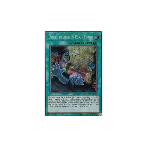 &Uuml;bertriebenes Begr&auml;bnis MP18-DE143