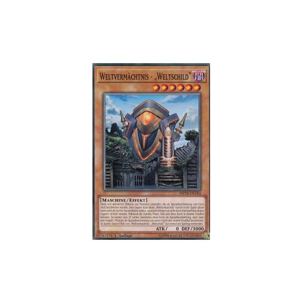 Weltverm&auml;chtnis - Weltschild MP18-DE184