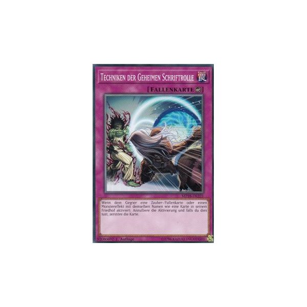 Techniken der Geheimen Schriftrolle MP18-DE221