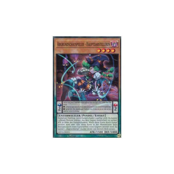 Abgrundschauspieler - Hauptdarstellerin LED3-DE051
