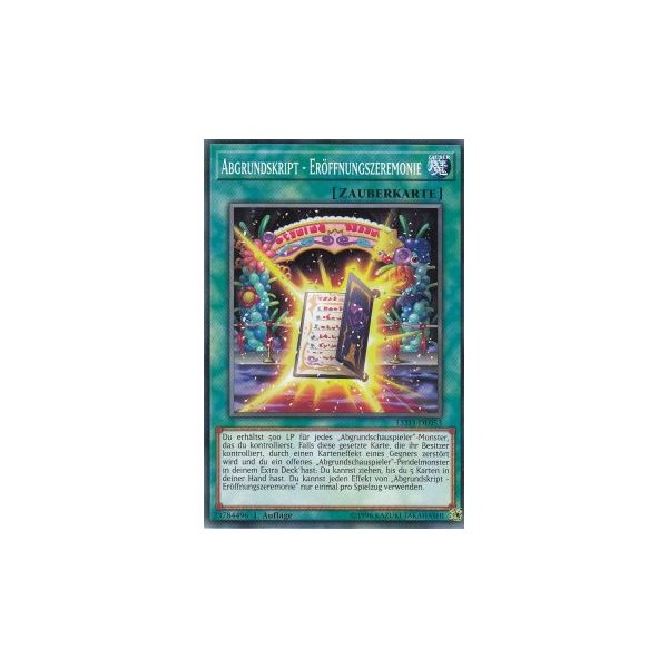 Abgrundskript - Er&ouml;ffnungszeremonie LED3-DE053