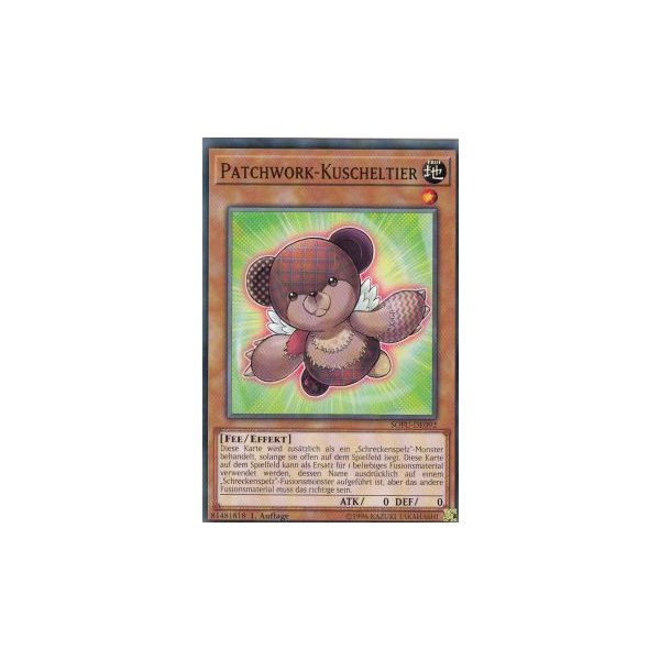 Patchwork-Kuscheltier SOFU-DE092