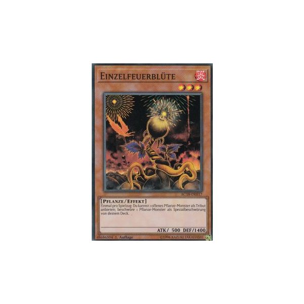 Einzelfeuerbl&uuml;te AC18-DE017