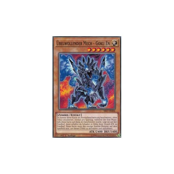 &Uuml;belwollender Mech - Goku En SR07-DE006