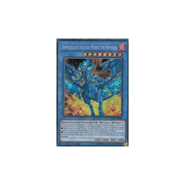 Himmelblauer heiliger Ph&ouml;nix von Nephthys HISU-DE006