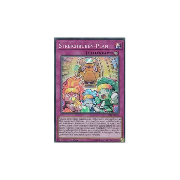 Streichbuben-Plan HISU-DE026