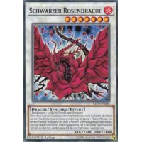 Schwarzer Rosendrache LED4-DE028
