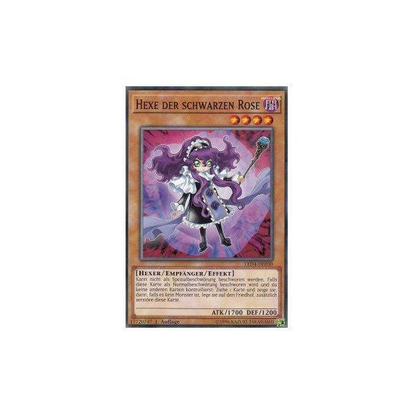 Hexe der schwarzen Rose LED4-DE030