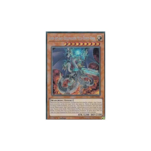 Super-Anti-Kaiju-Kriegsmaschine Mecha-Donner-K&ouml;nig SAST-DE081