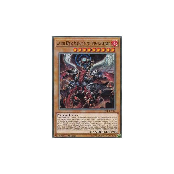 Wahrer K&ouml;nig Agnimazud, der Verschwindende SDSB-DE014