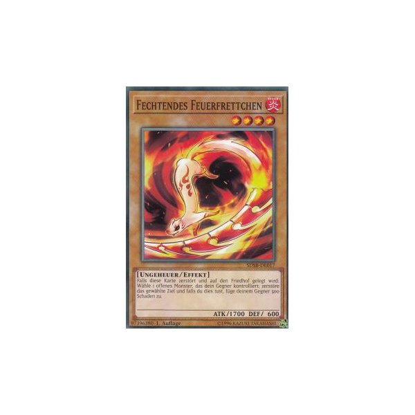 Fechtendes Feuerfrettchen SDSB-DE017