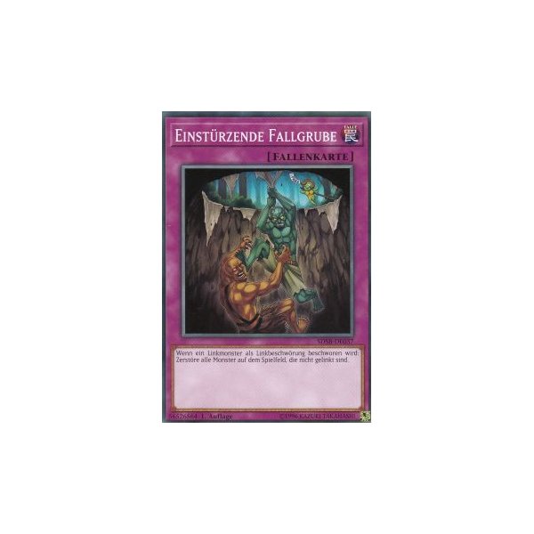 Einst&uuml;rzende Fallgrube SDSB-DE037