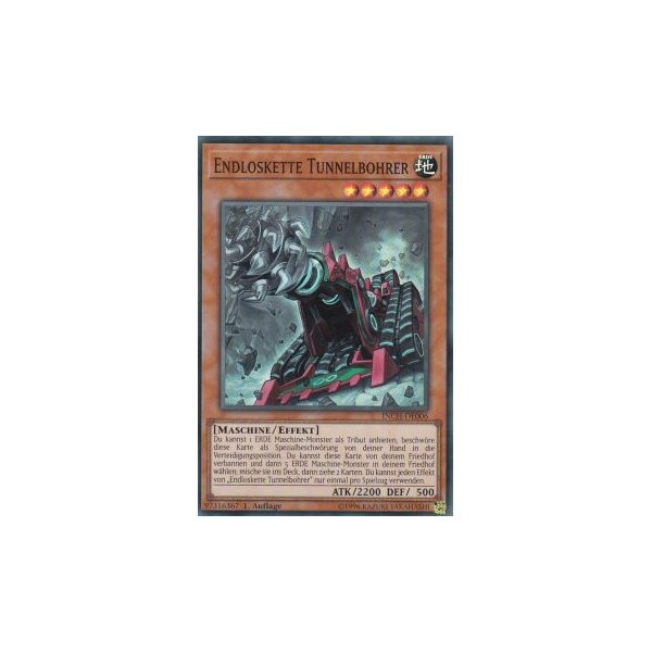 Endloskette Tunnelbohrer INCH-DE006