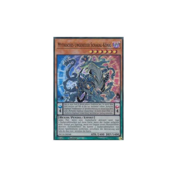 Mythisches Ungeheuer Schakal-K&ouml;nig INCH-DE048