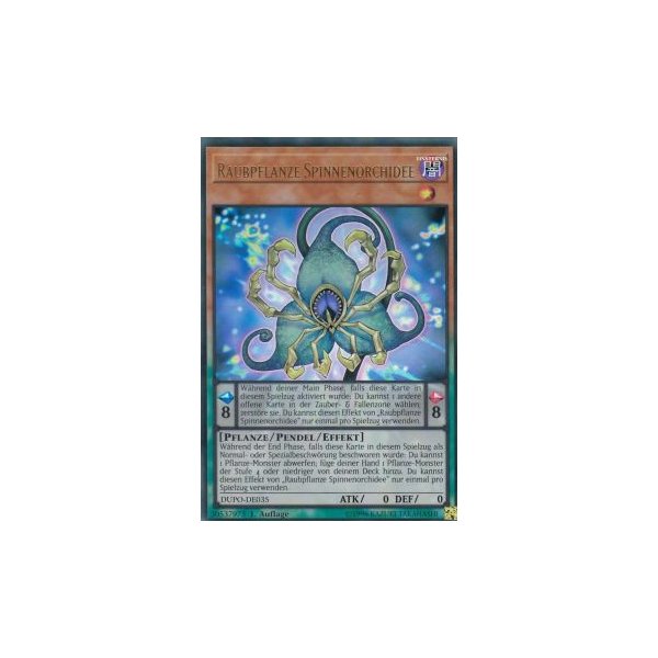 Raubpflanze Spinnenorchidee DUPO-DE035