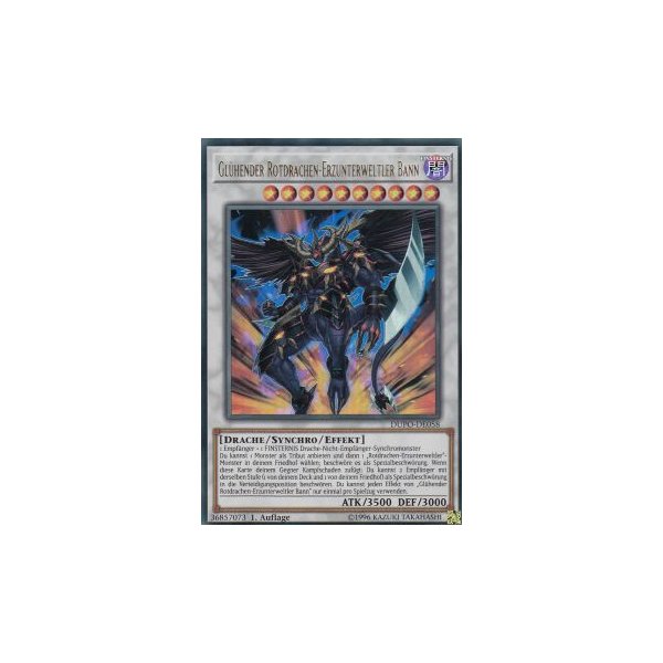 Gl&uuml;hender Rotdrachen-Erzunterweltler Bann DUPO-DE058