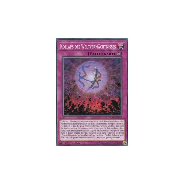 Kollaps des Weltverm&auml;chtnisses DANE-DE075