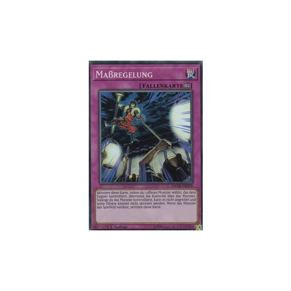 Ma&szlig;regelung DANE-DE078