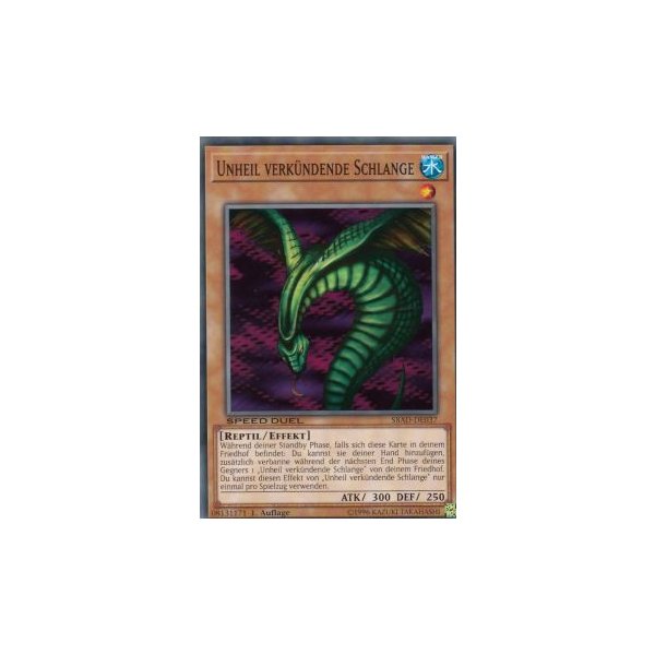 Unheil verk&uuml;ndende Schlange SBAD-DE037