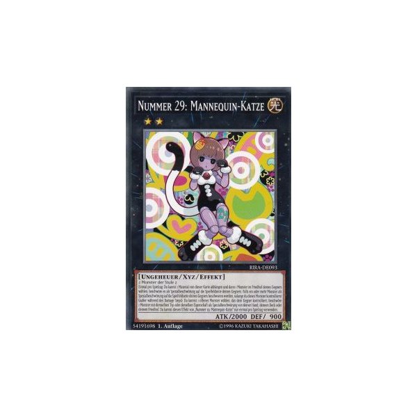 Nummer 29: Mannequin-Katze RIRA-DE093
