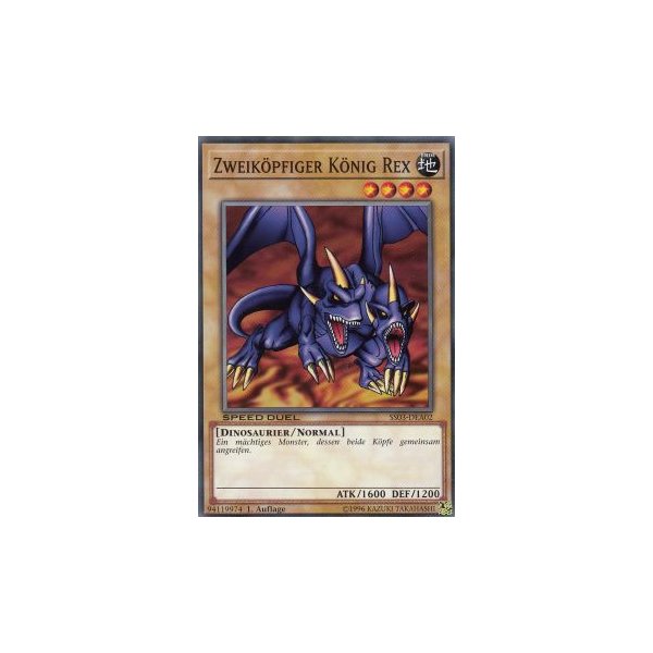Zweik&ouml;pfiger K&ouml;nig Rex SS03-DEA02