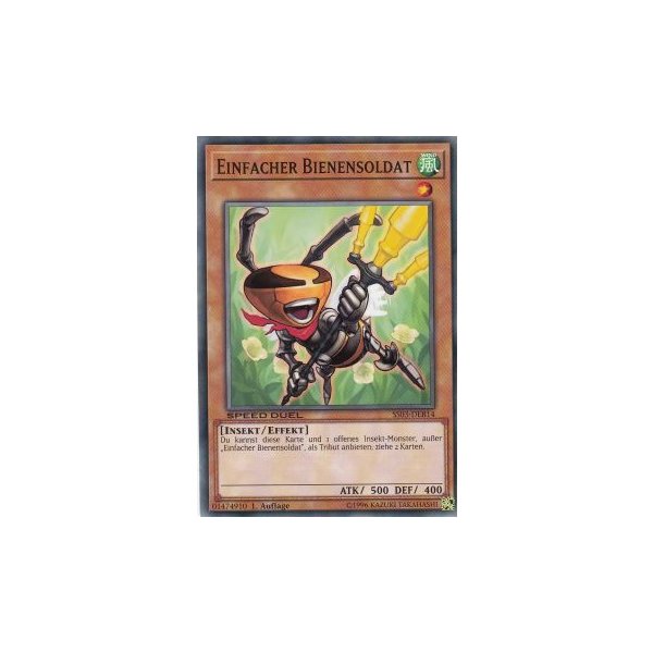 Einfacher Bienensoldat SS03-DEB14