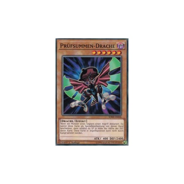 Pr&uuml;fsummen-Drache SDRR-DE006