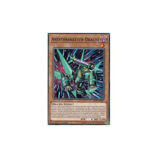 Anesthrakkete-Drache SDRR-DE007