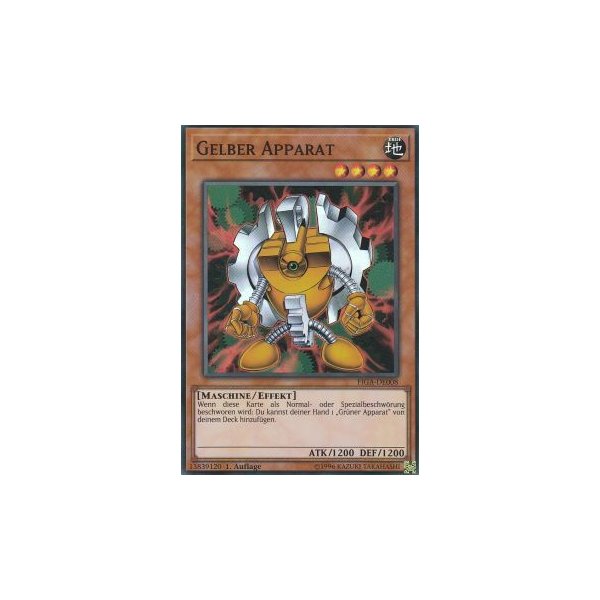 Gelber Apparat FIGA-DE008