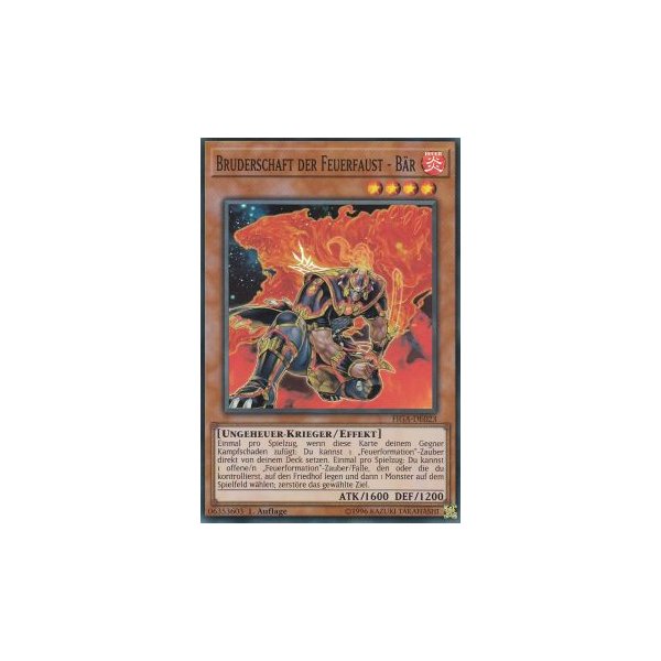 Bruderschaft der Feuerfaust - B&auml;r FIGA-DE023