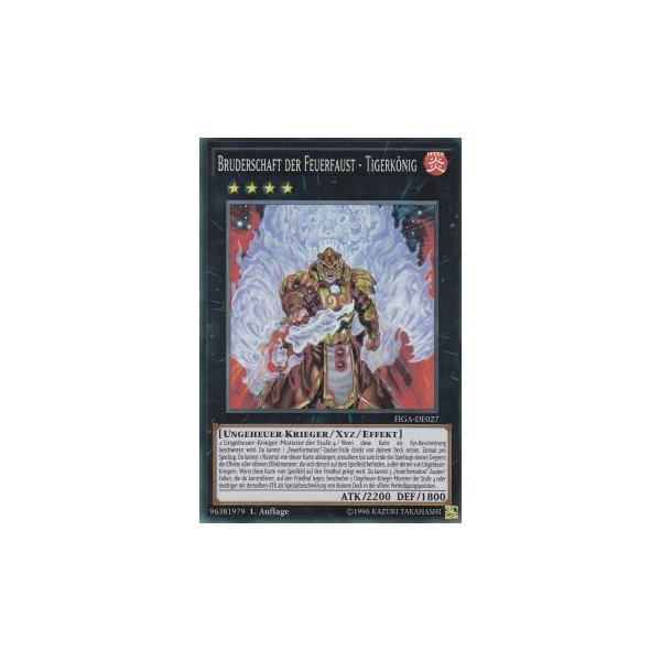 Bruderschaft der Feuerfaust - Tigerk&ouml;nig FIGA-DE027
