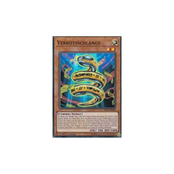 Verbotsschlange FIGA-DE038